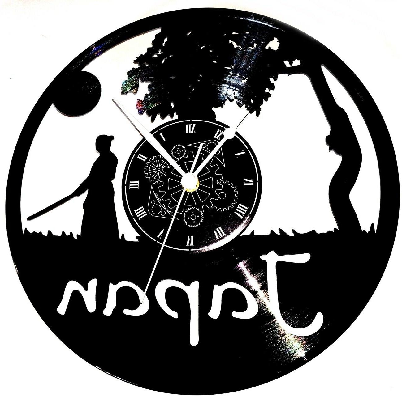 orologio da parete artigianale disco vinile idea