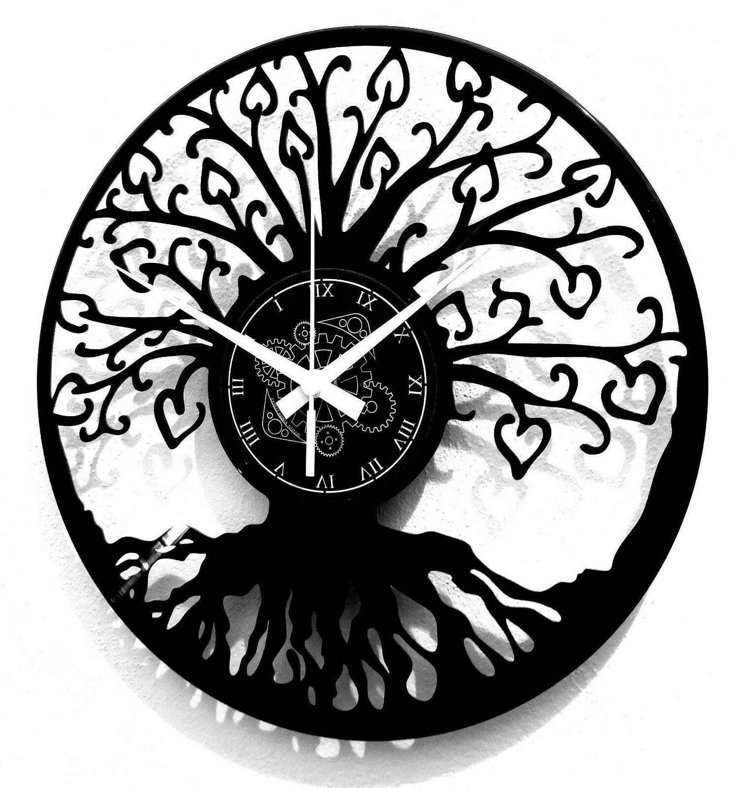 orologio da parete artigianale tree of life