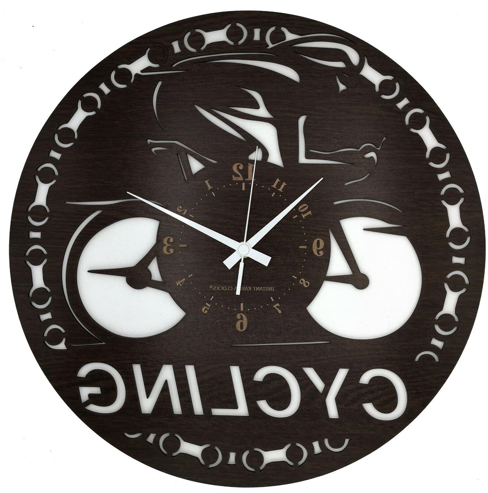 orologio da parete bicicletta ciclismo cycling idea