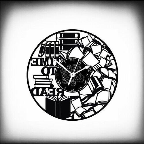 orologio da parete books libri time to