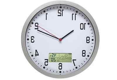 orologio da parete con termometro igrometro e