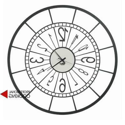 orologio da parete design volano nero cm