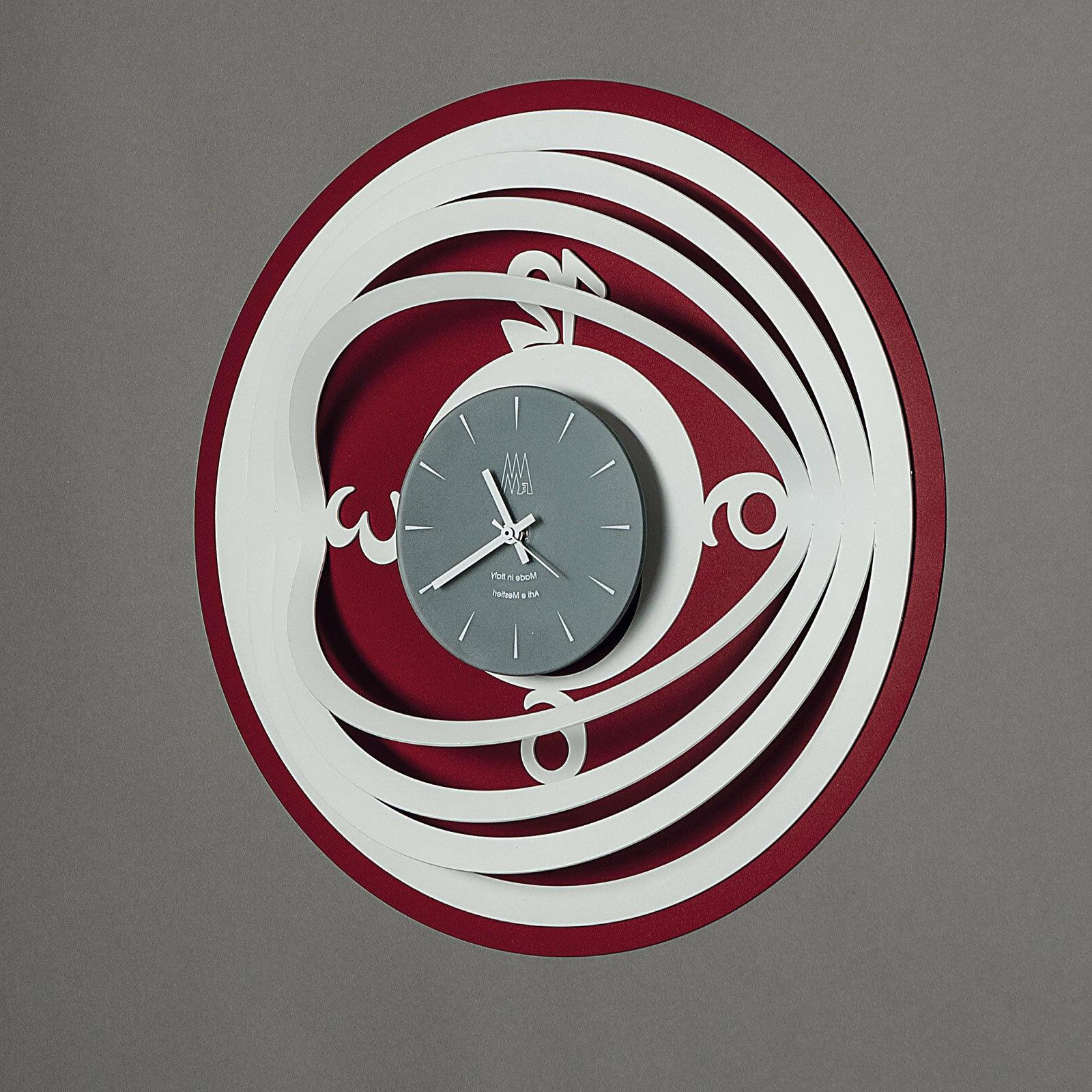 orologio da parete in ferro origami design