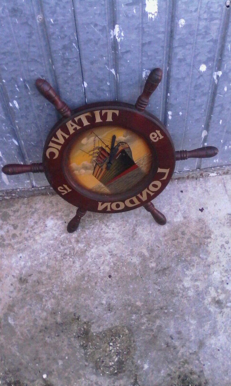 orologio da parete in legno a batterie