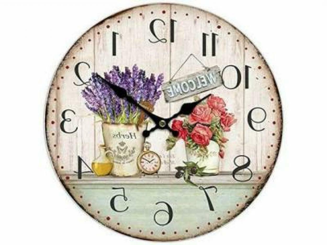 orologio da parete in legno cucina casa