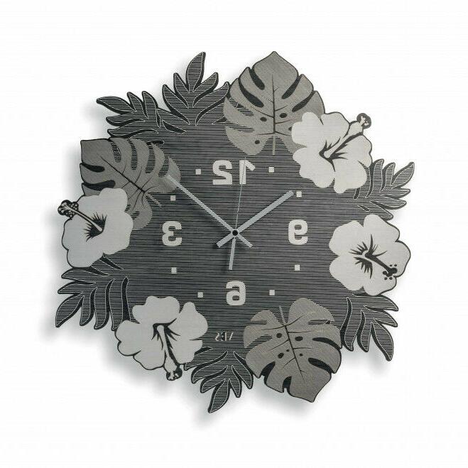 orologio da parete in legno modello jungle