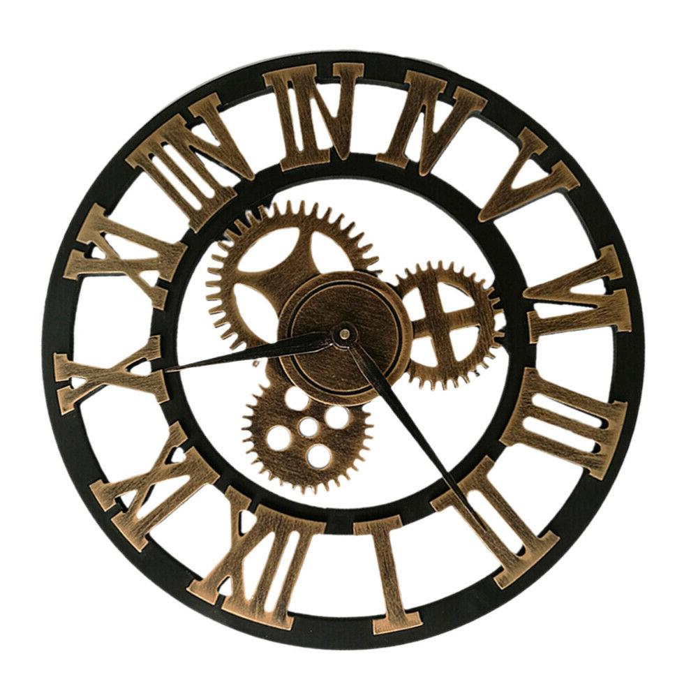 orologio da parete in legno vintage con