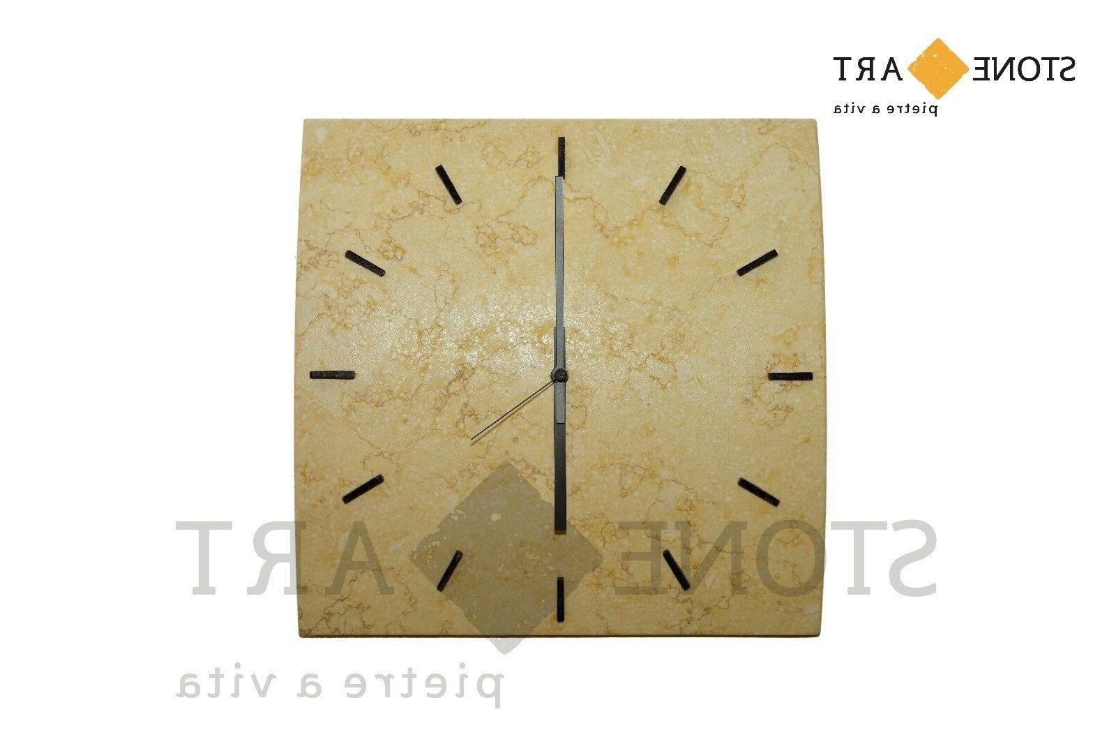 orologio da parete in pietra naturale fatto