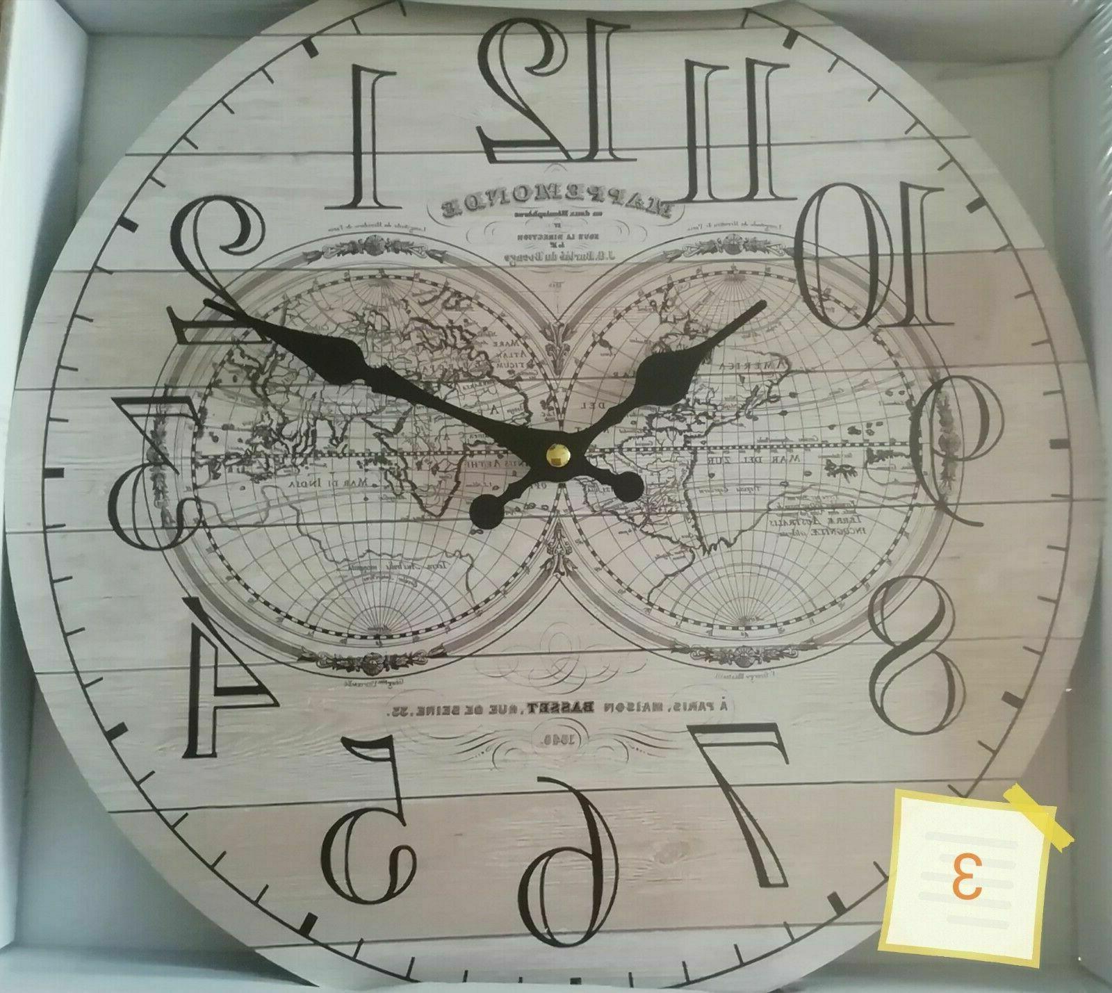 orologio da parete in stile shabby chic