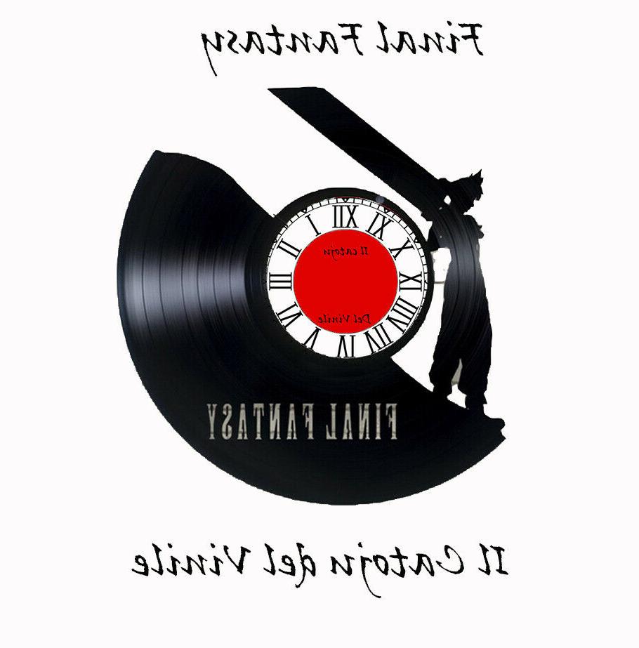 orologio da parete in vinile gioco anime