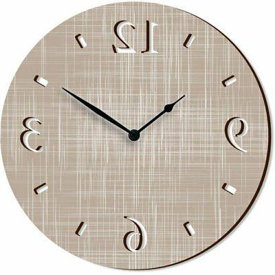 orologio da parete lavorato in legno cm