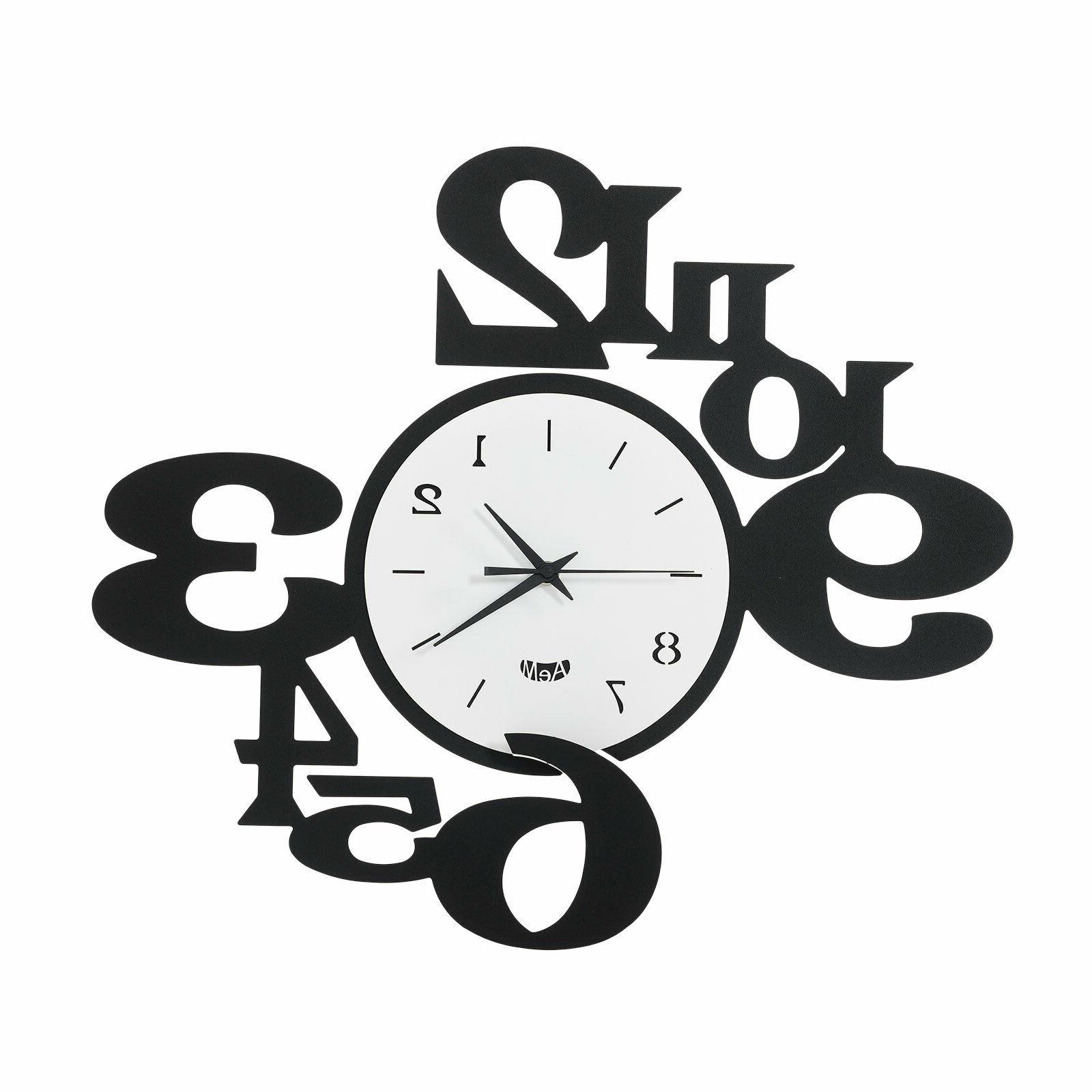 orologio da parete moderno in ferro chiasmo