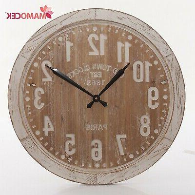 orologio da parete muro in legno old