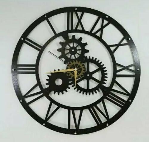 orologio da parete muro ingranaggi per soggiorno