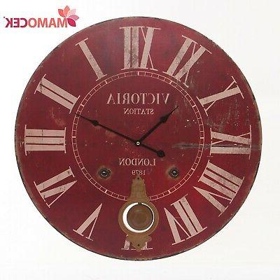 orologio da parete muro legno victoria station