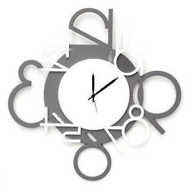 orologio da parete numeri grandi in legno