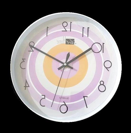 orologio da parete quarzo muro piatto cerchi