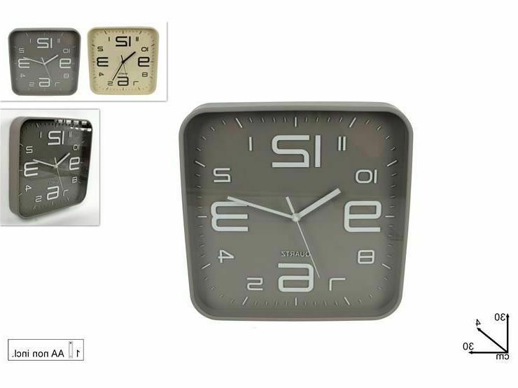 orologio da parete quarzo muro quadrato grandi