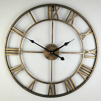 orologio da parete quarzo roma vintage blocco