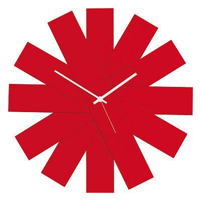 orologio da parete rosso