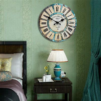 30cm vintage orologio di parete di legno