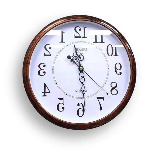 orologio da parete tondo quarzo muro breaker