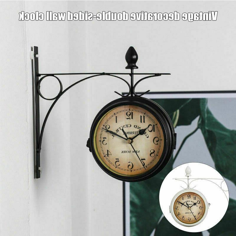 orologio da parete vintage ferro muro stazione