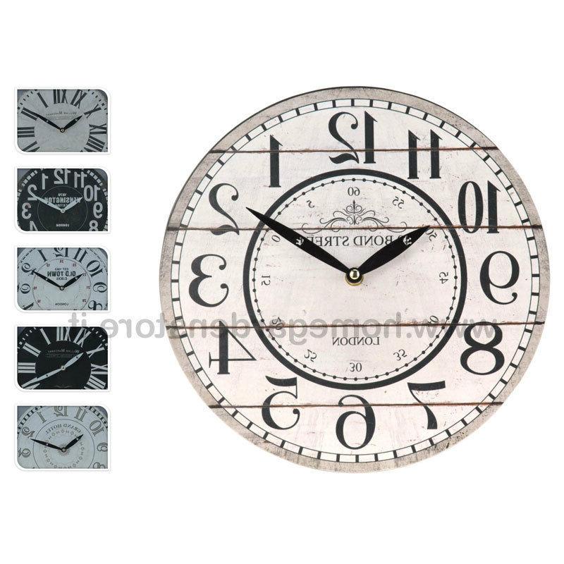 orologio da parete vintage in legno vari