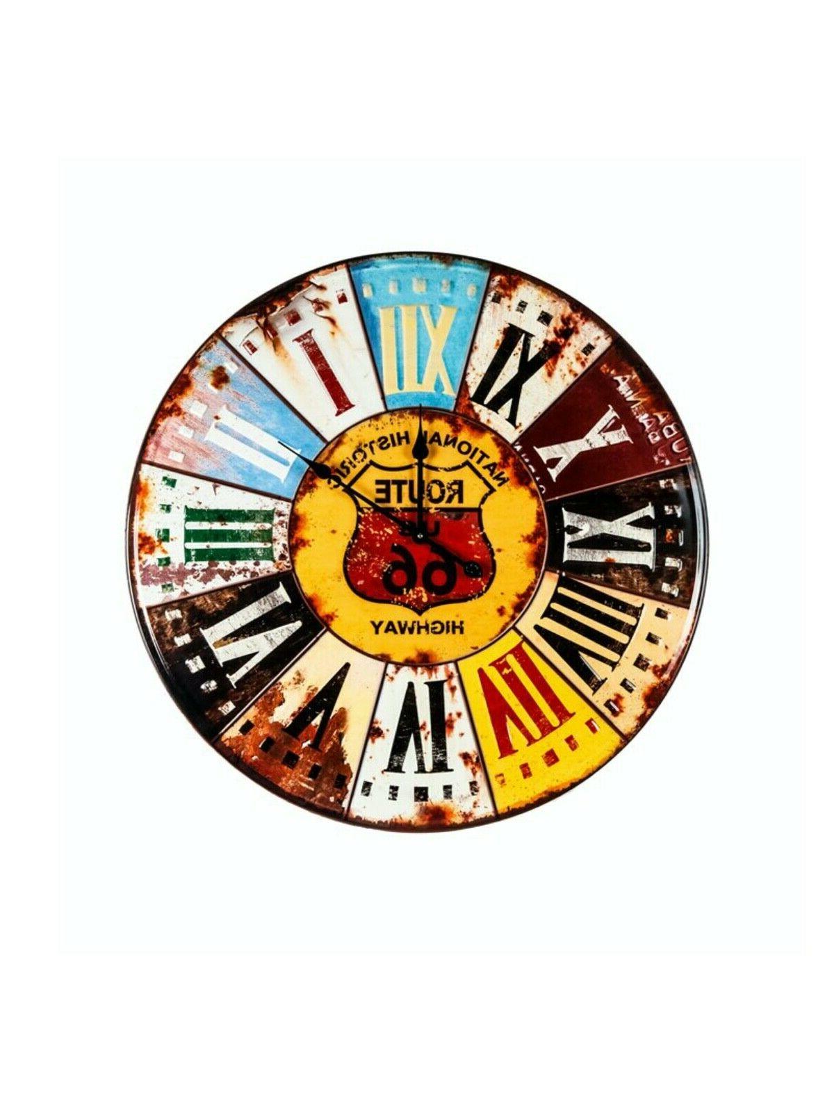 orologio da parete vintage route 66