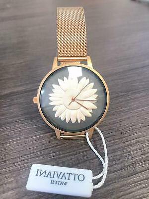 orologio da polso al quarzo donna fiore