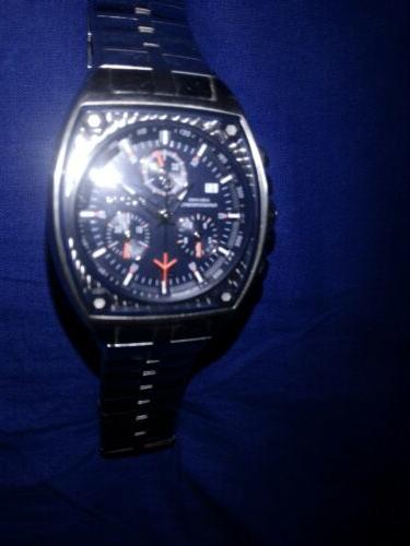 orologio da polso al quarzo tutto acciaio