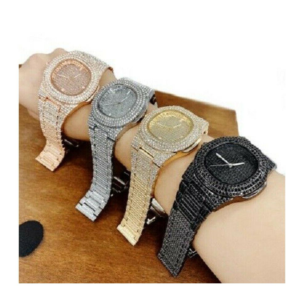 orologio da polso brillantini strass uomo donna