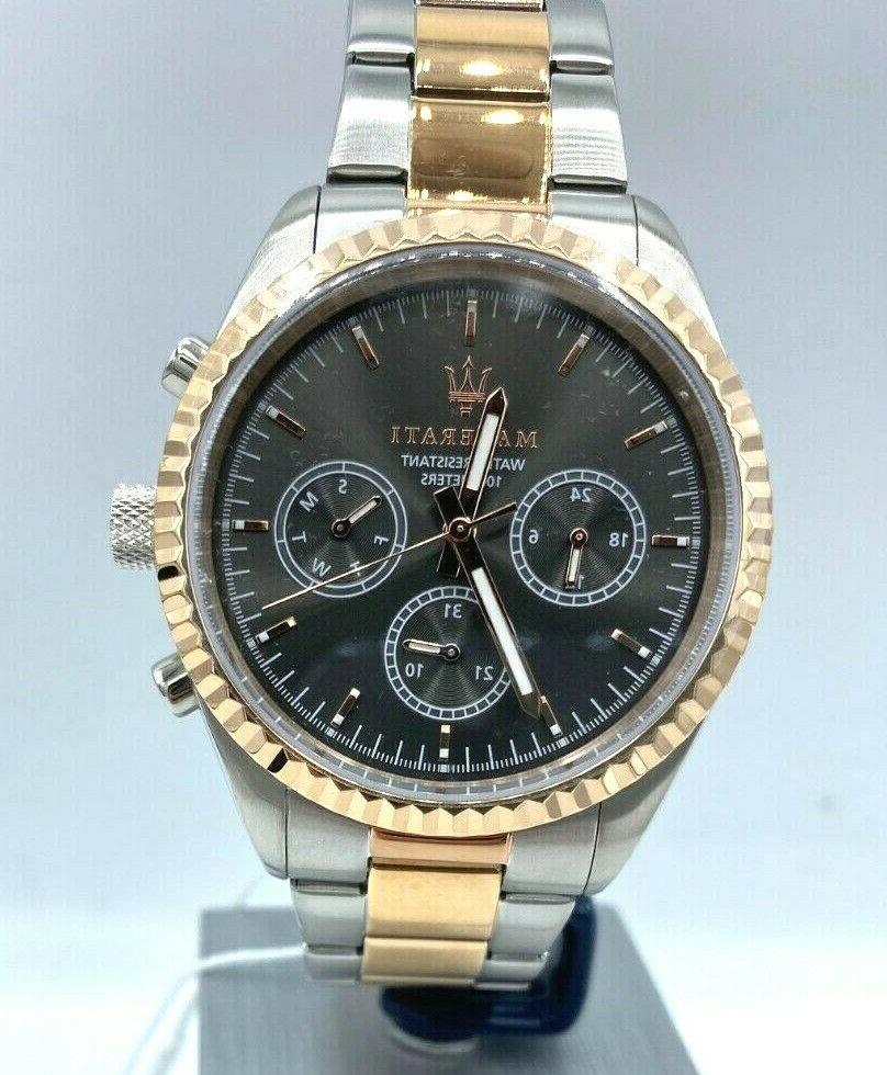 orologio da polso competizione acciao oro cronografo