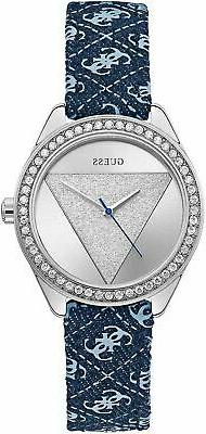 O Da Polso Da Donna Cassa In Acciaio E Quadrante Glitter W08