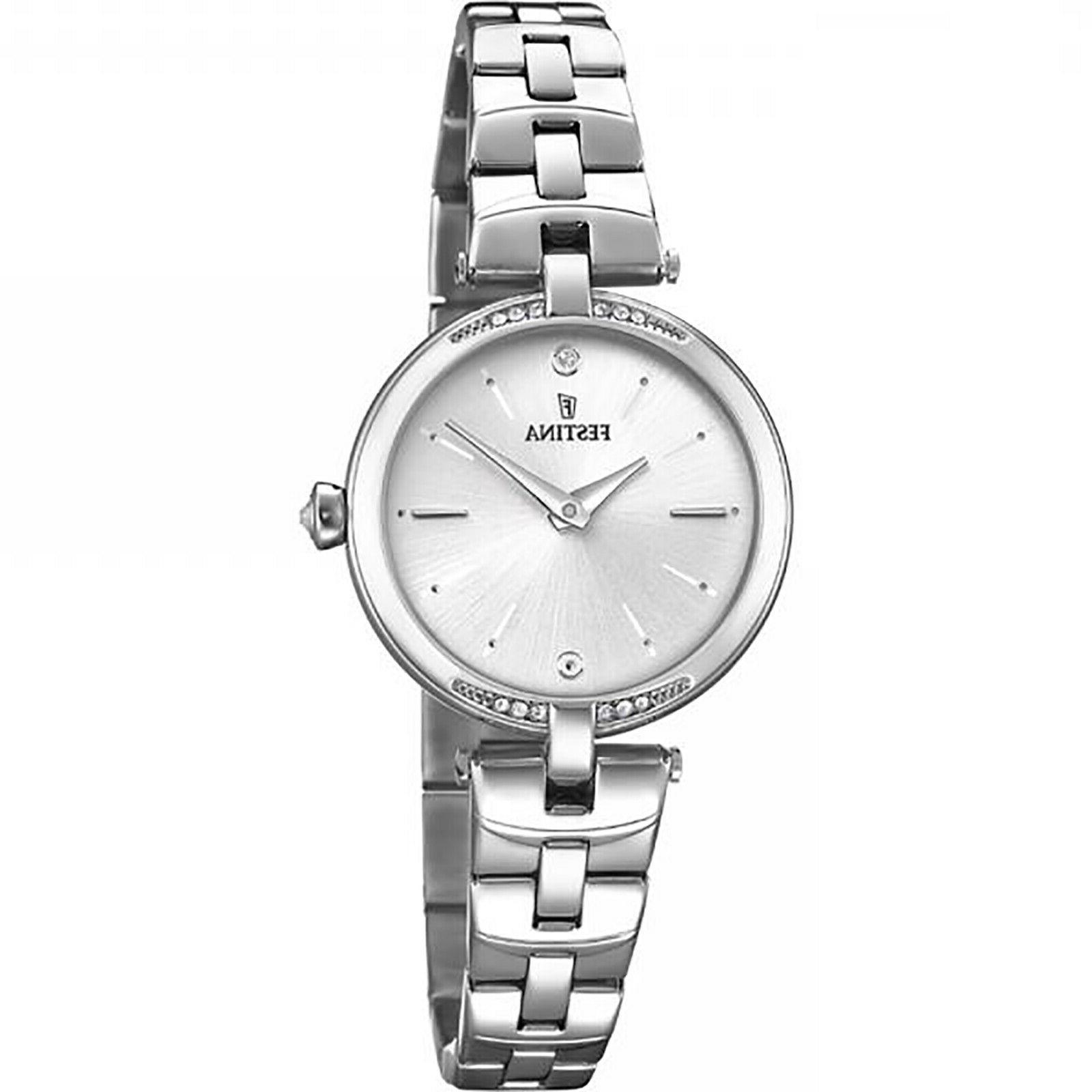 orologio da polso donna in acciaio analogico