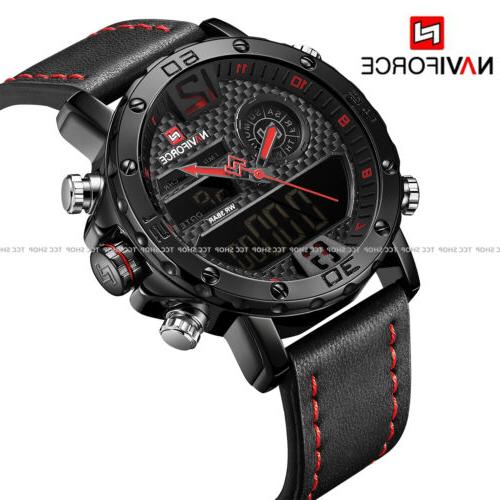 orologio da polso doppio movimento luminoso calendario