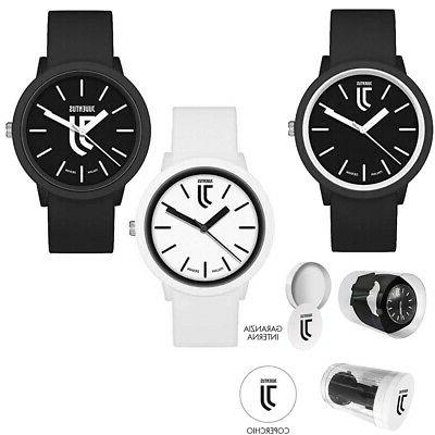 orologio da polso juventus silicone analogico cassa