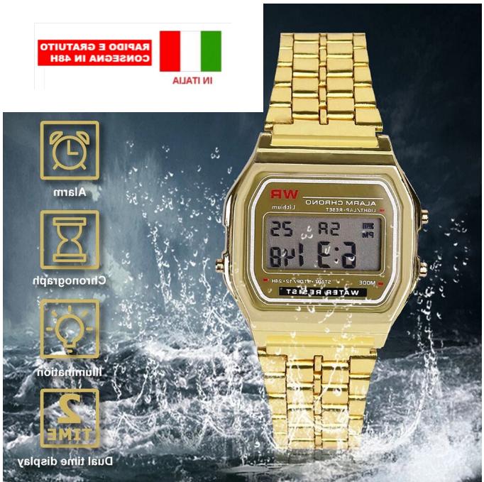 orologio da polso oro uomo donna casual