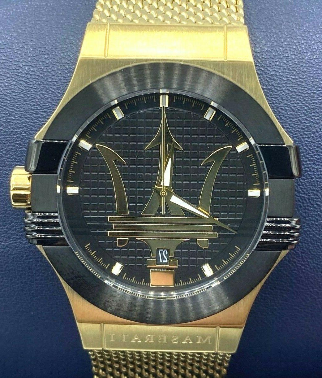 orologio da polso potenza black gold collezione