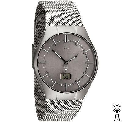 orologio da polso uomo grigio radio in