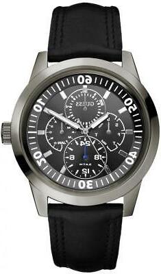 O Da Polso Uomo Newport W10584g1 Pelle Nero Casual Multifunz