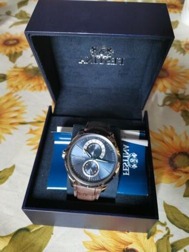 orologio da polso uomo quadrante blu