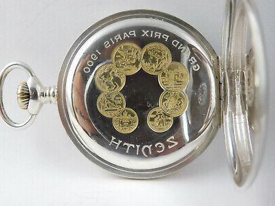 orologio da tasca argento funzionante silver pocket