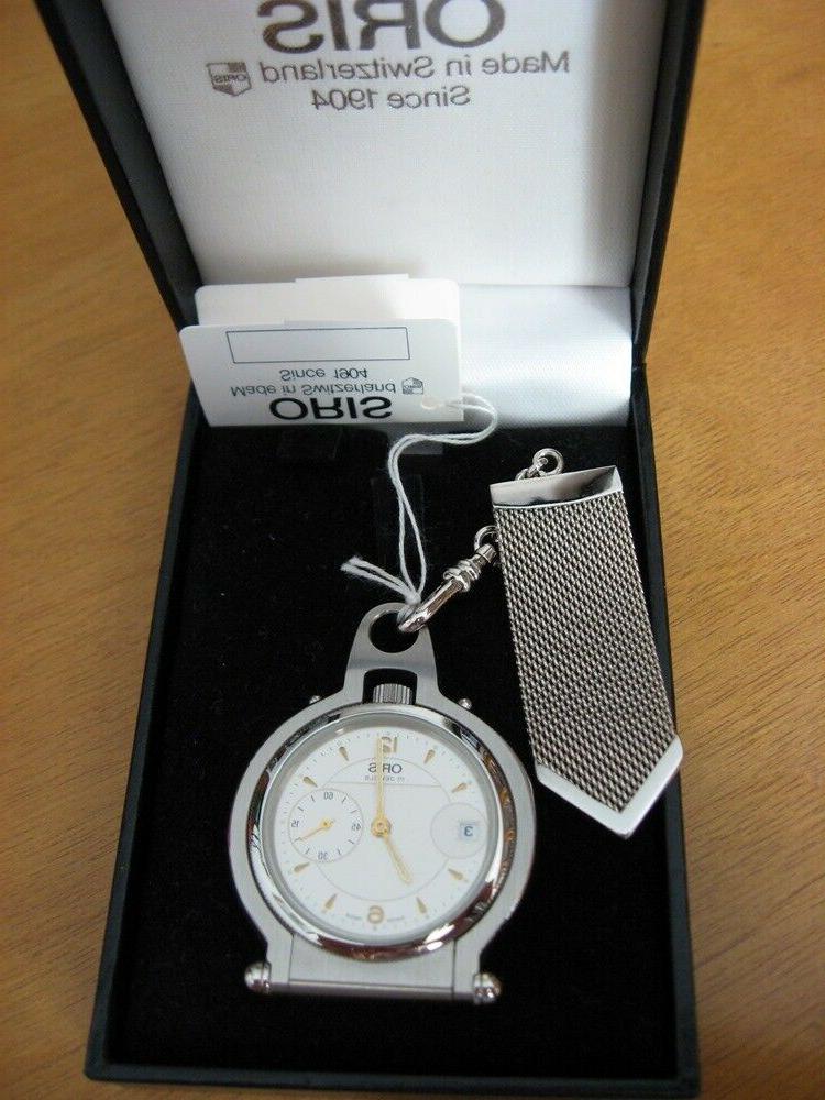 orologio da tasca da appoggio acciaio movt