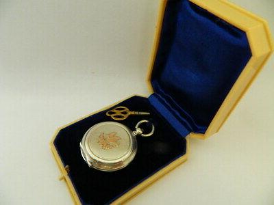 orologio da tasca in argento funzionante silver