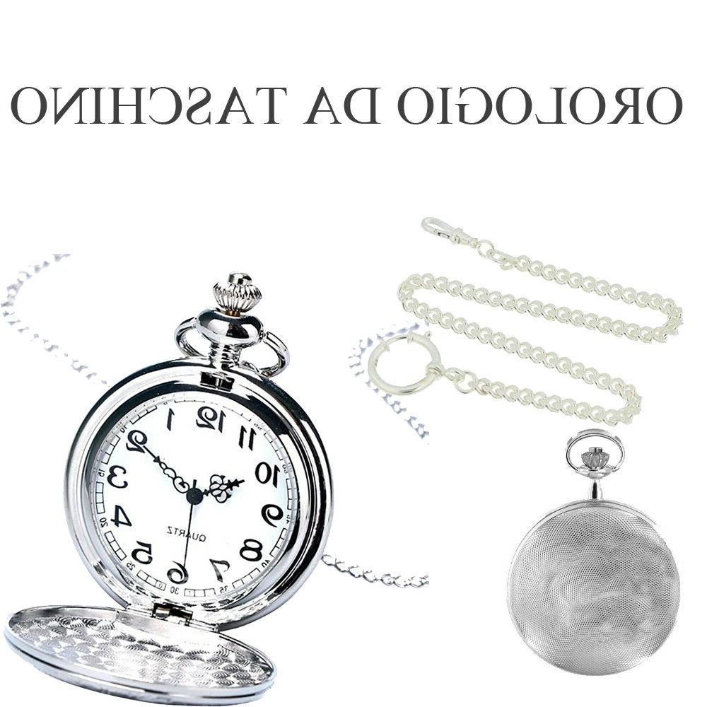 orologio da taschino cipolla vintage per uomo