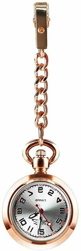 orologio da taschino infermiera con clip oro