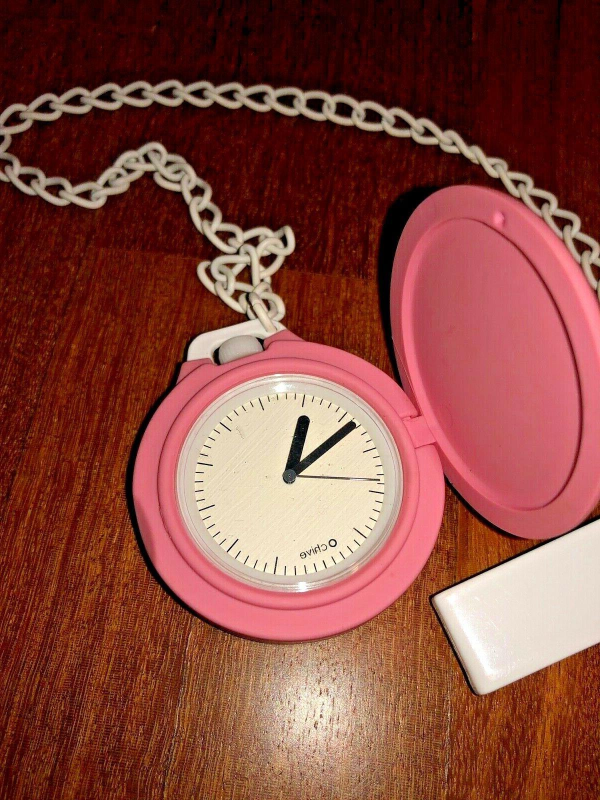 orologio da taschino rosa moderno fullspot o