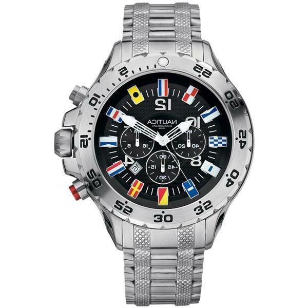 orologio da uomo al quarzo crono bandierine