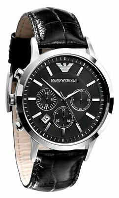 O Emporio Armani Da Uomo Ar2447 Cronografo Cassa In Acciaio